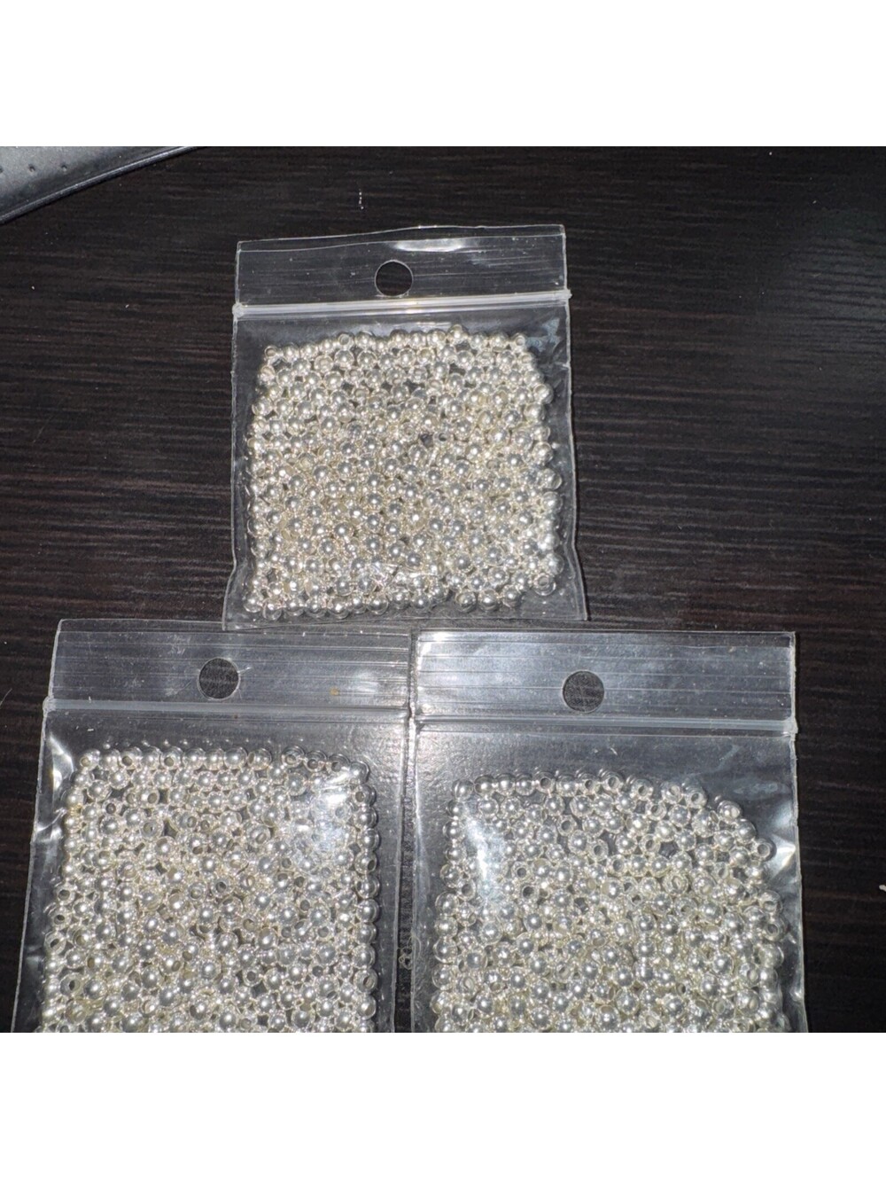1 Gross 144 PCS 2mm SILVER SPACER BEADS PLATED